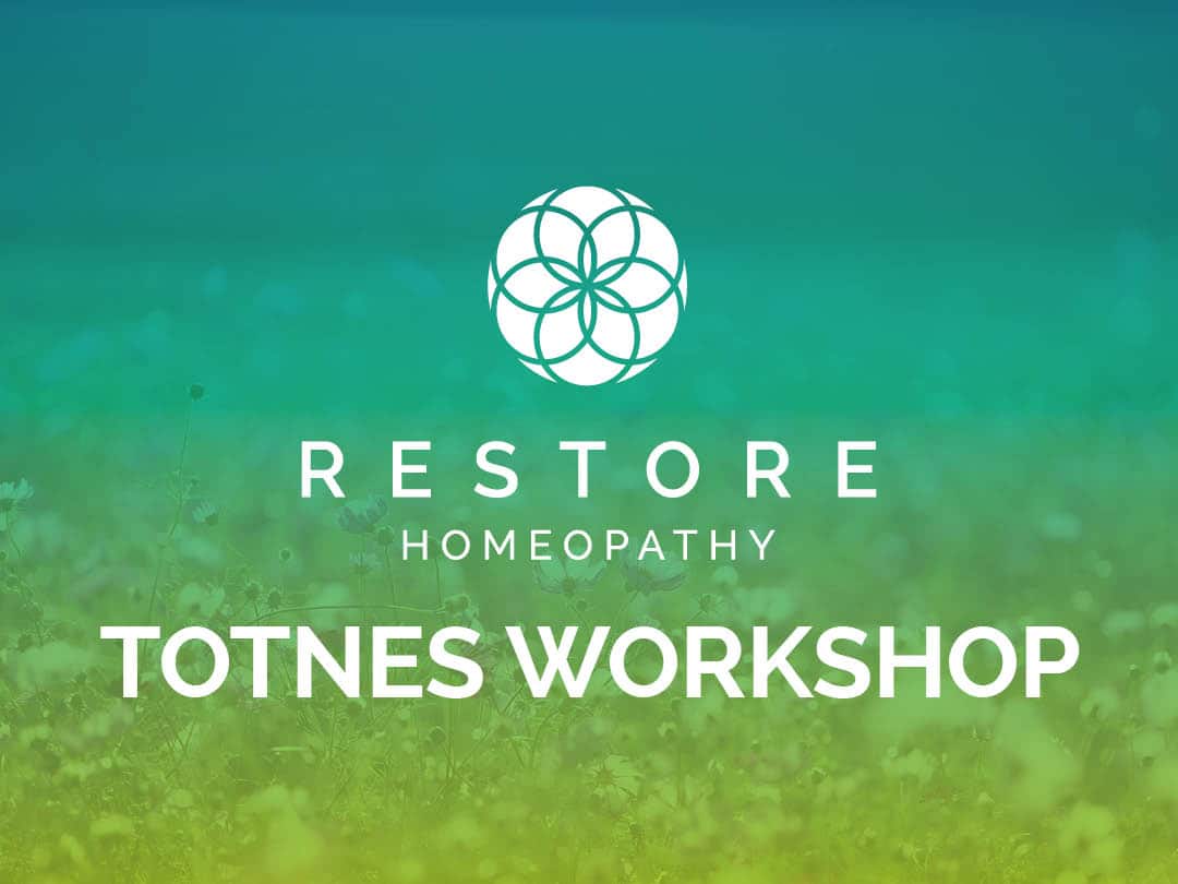 Homeopathy Workshop in Totnes, organized by Restore Homeopathy. Homeopathy Workshop in Totnes, organized by Restore Homeopathy.